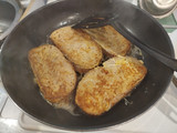 Torrijas normales o sin lactosa y sin azúcar a la plancha o sartén