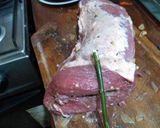 Foto del paso 4 de la receta: Colita de cuadril rellena al horno con papas batatas y zanahoria