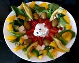 A picture of step 3 of My Greek Salad 🥰🥰🥰.