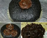 Foto del paso 6 de la receta: Cup cakes de chocolate rellenos y decorados con fudge!💕