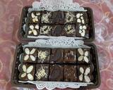 22. Fudgy Brownies... shiny..nyoklat banget. langkah memasak 10 foto