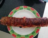 A picture of step 6 of Baked Beef and Pork Meatloaf Roll.