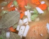 A picture of step 4 of Easy Crockpot Chicken Noodle Soup.