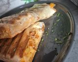 Une image de l'étape 7 de Tacos aux tenders sauce fromagère.