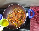 A picture of step 5 of Paneer Jalfrezi.