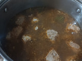 Garbanzos con posta de cerdo