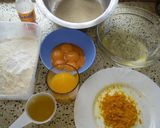 A picture of step 1 of Orange cake.