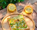 Hình bước làm 3 của món Sandwich cua nướng (baby food)