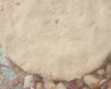 A picture of step 2 of Kadhai Onion Roti.