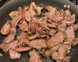 A picture of step 5 of Beef and Broccoli.