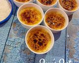 A picture of step 4 of Coconut Custard Creme Brulee.