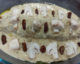 Foto del paso 1 de la receta: Solomillo en salsa de gorgonzola y dátiles 🥣