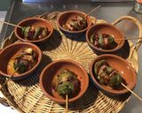 Une image de l'étape 17 de Brochettes de mini aubergines au jambon cru mozzarella et basilic frais.