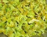 A picture of step 3 of Broccoli Poriyal.