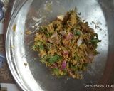 A picture of step 1 of Fry Litti in ghee.