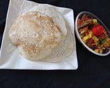 A picture of step 22 of Sinasir with potato vegetable sauce.