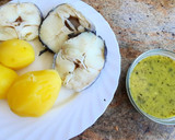 Foto del paso 7 de la receta: Salsa verde "A mi bola" con merluza cocida