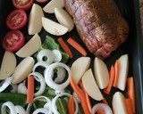 Foto del paso 3 de la receta: Rôti (cabeza de lomo) al horno con verduras