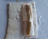 Foto del paso 2 de la receta: Hojaldre de jamón y queso