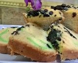 Foto langkah ke 10 dari resep Bolu Panggang Nutrijell Mangga tabur Oreo choco chip.