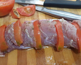 Foto del paso 4 de la receta: Solomillo de cerdo con rulo de cabra en airfryer