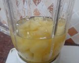 A picture of step 1 of Pina Colada.