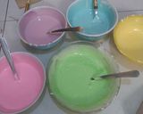Foto langkah ke 4 dari resep Bolu kukus bunga mawar.