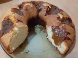 Budín de coco y dulce de leche
