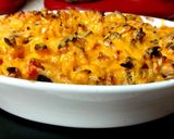A picture of step 9 of My Chilli Chicken & Bacon Pasta Bake with Melted Cheese ?💋.