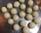 A picture of step 5 of Suji Ras Malai.