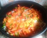 Foto del paso 1 de la receta: Centro de entraña con verduras en el horno electrico