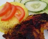Gambar langkah 7 resipi Nasi Ayam dan Ayam Bakar Air Fryer.