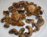 Foto del paso 14 de la receta Nidos de alcachofas con champiñones