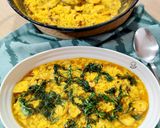 Foto del paso 7 de la receta: Arroz meloso con rodaja de pota y rúcula frita