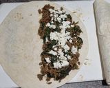 A picture of step 8 of Beef, Spinach & Cheese Gozleme.