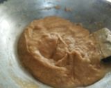 A picture of step 2 of Aate ka banana halwa.