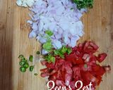 A picture of step 1 of Bhatmas Sadeko/Nepali Soybean Salad.