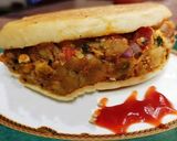 A picture of step 8 of Chick Peas Paneer Stuffed Whole Wheat Bread Kulcha.
