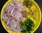 A picture of step 3 of Moong Dal Pakoda.