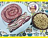 Foto del paso 1 de la receta: Mongetes amb botifarra esparracada y cansalada (Judía blanca con butifarra rasgada y tocino)
