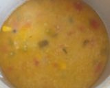 A picture of step 4 of Weat and moong dal dalia.
