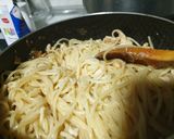 Foto del paso 4 de la receta Spaghetti con pollo, nata y cebolla caramelizada