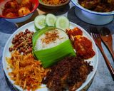 Foto langkah ke 3 dari resep Nasi Lemak (Nasi uduk) rice cooker ala Upin ipin...😁😁😁.