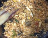 A picture of step 5 of Mexican Rice.