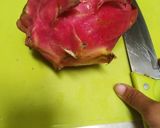 Foto langkah ke 1 dari resep Puding buah naga kelapa.