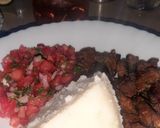 A picture of step 5 of White Ugali With Dry Fried Beef and Kachumbari.