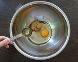 A picture of step 4 of Easy Oatmeal biscuits.