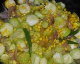A picture of step 1 of Ridge gourd sabji.