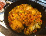 Foto del paso 5 de la receta: Arroz mixto con pollo, sepia, gambas y chirlas