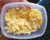 A picture of step 2 of Kaastengel (Dutch influenced- Indonesian Cheese Cookies).